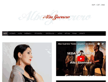 Tablet Screenshot of albaguerrero.com